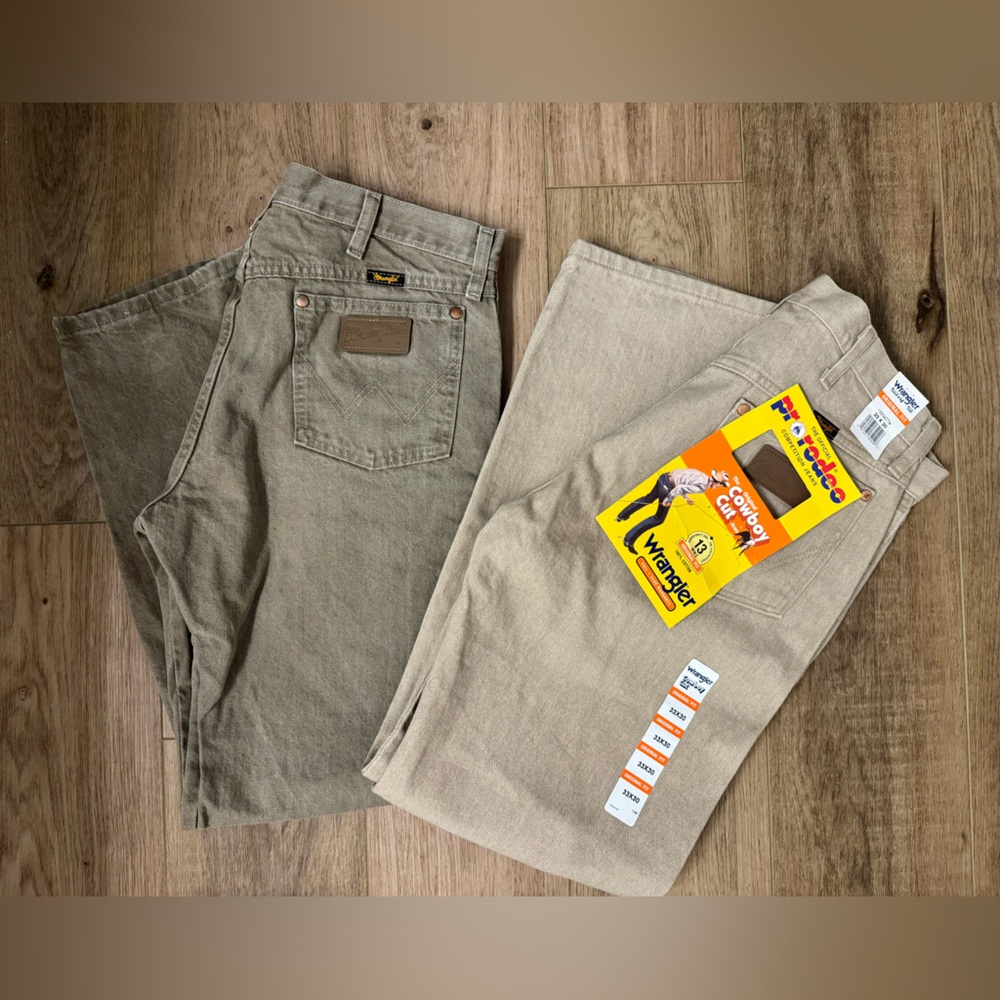 Men’s Wrangler Original Cowboy Cut Jean 33 x 30 - 2 pair!